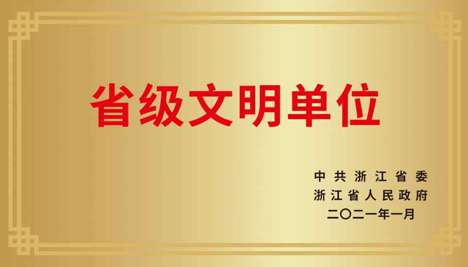 仙居邦爾 | 我院獲2020年度“省級文明單位”榮譽(yù)稱號